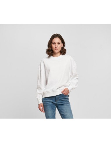 BUI-BY212-Ladies Oversized Crewneck Sweatshirt